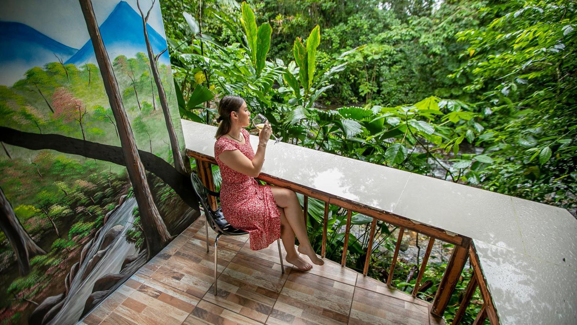 Cabanas Rio Escondido En La Fortuna Eksteriør billede